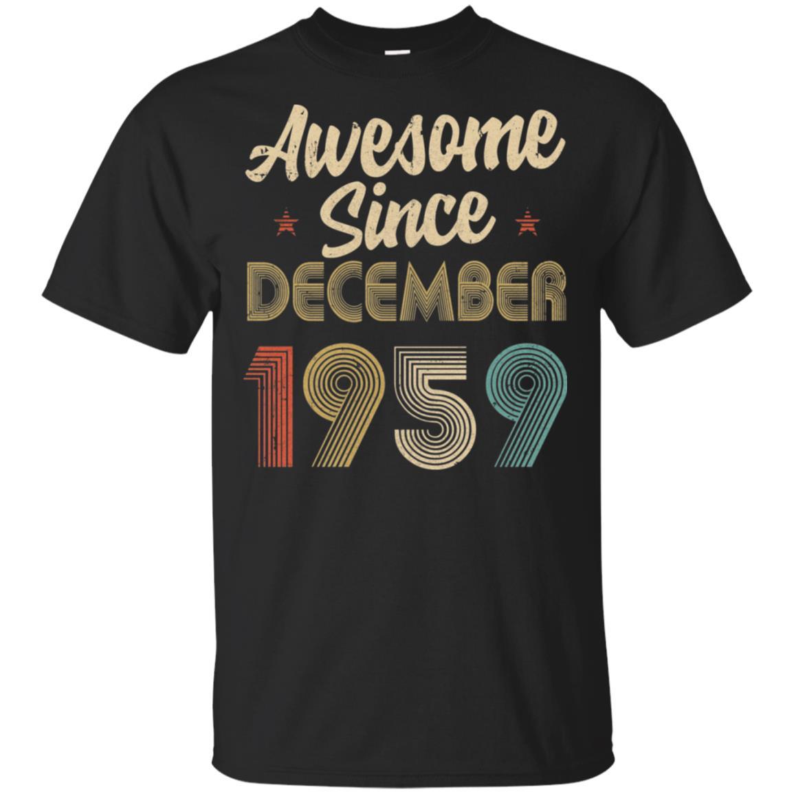 Awesome Since December 1959 Vintage 63th Birthday Gifts
