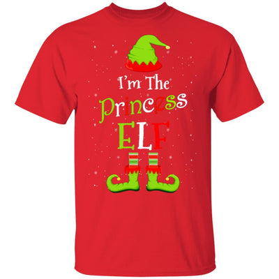 I'm The Princess Elf Family Matching Funny Christmas Group Gift-T-Shirt & Sweatshirt-Classic T-Shirt-Red