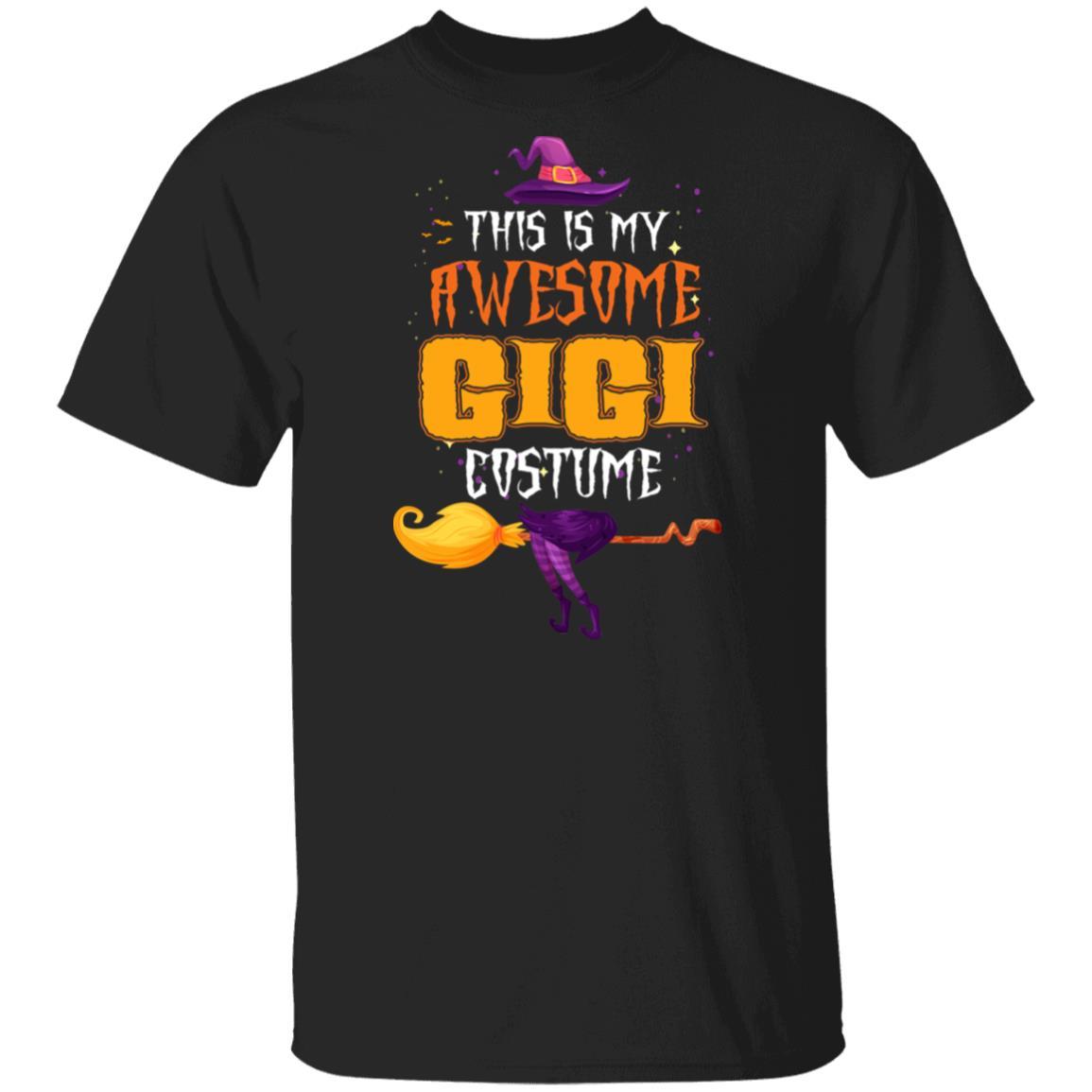 Halloween This Is My Awesome Gigi Costume-T-Shirt & Hoodie-Classic T-Shirt-Black