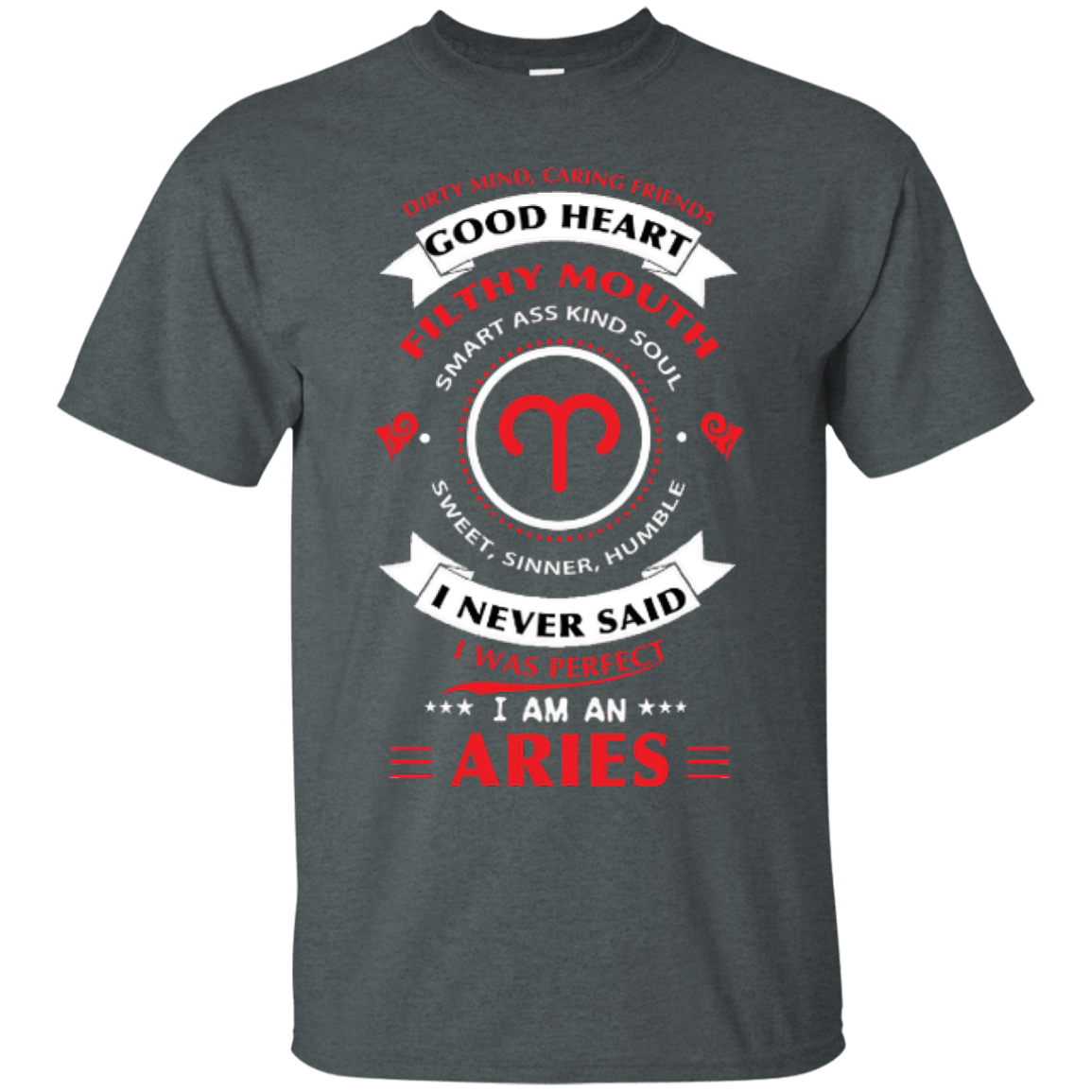 I'm An Aries-T-Shirt & Hoodie-Classic T-Shirt-Dark Heather