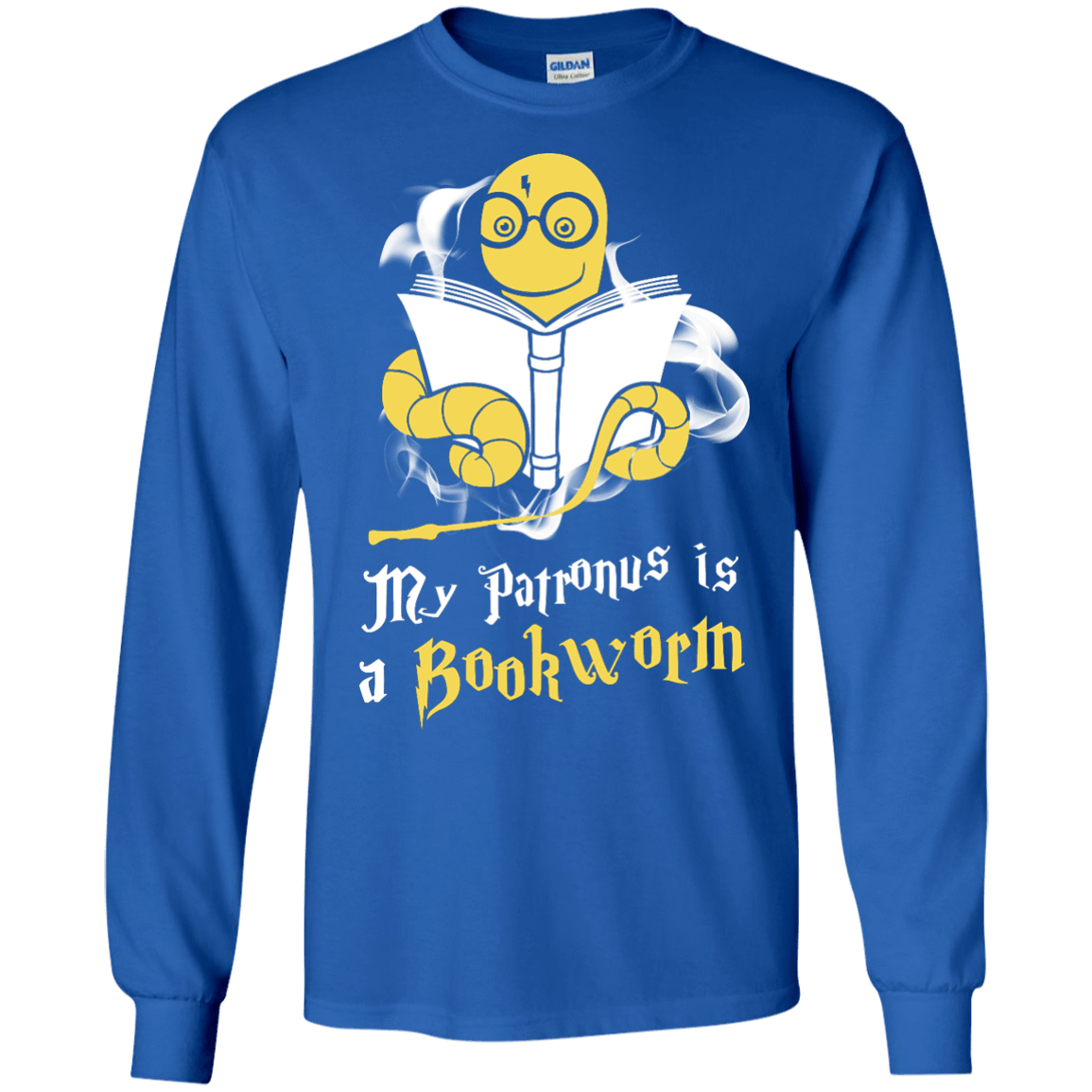My Patronus Is A Bookworm T Shirt-T-Shirt & Hoodie-Long Sleeve T-Shirt-Royal