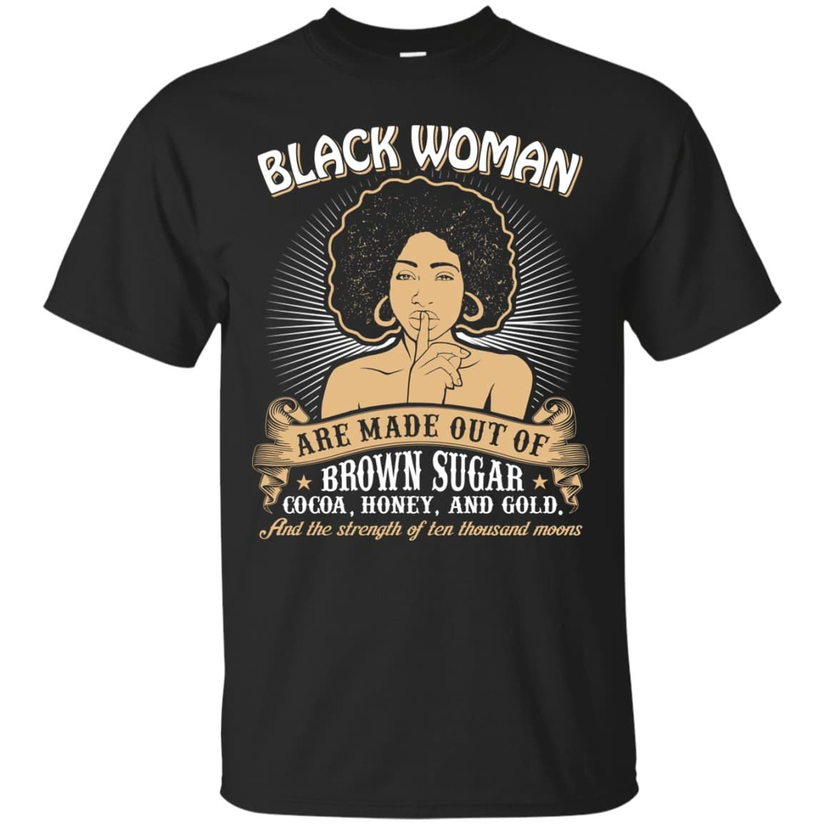 Black Girls Made Of-T-Shirt & Hoodie-Classic T-Shirt-Black