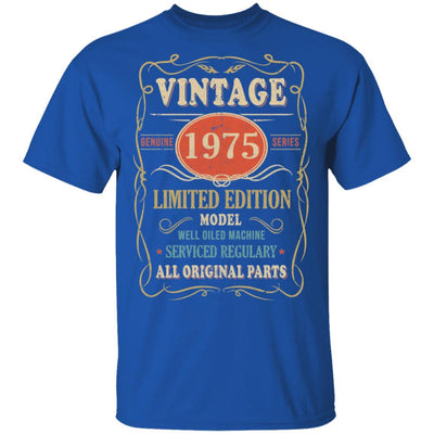 Vintage 1975 46th Birthday All Original Parts Gift-T-Shirt & Hoodie-Classic T-Shirt-Royal