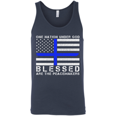 One Nation Under God-T-Shirt & Hoodie-Unisex Tank-Navy