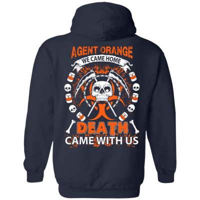 Vietnam Veteran Agent Orange We Came Home-T-Shirt & Hoodie-Pullover Hoodie-Navy