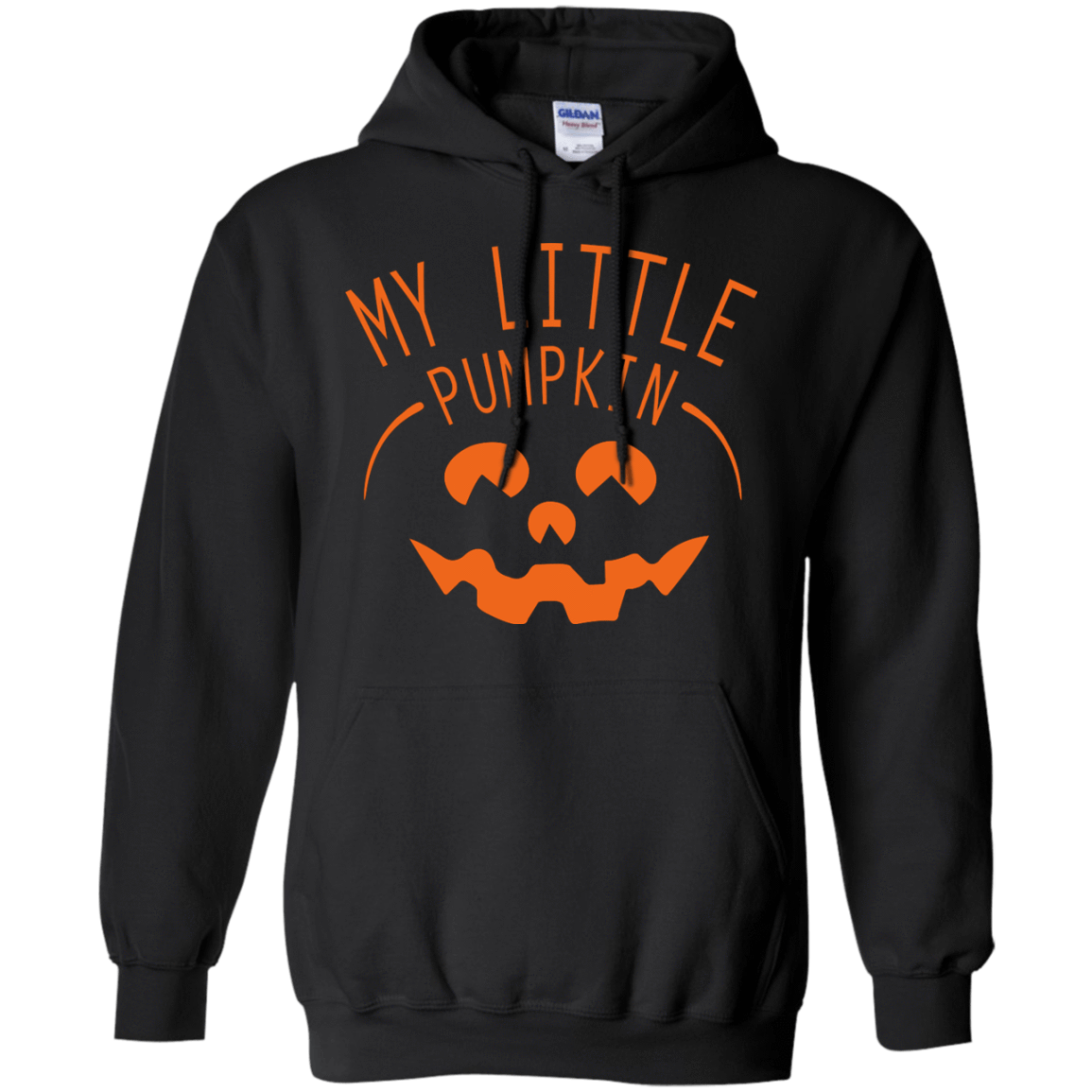 My Little Pumpkin Halloween Maternity T-Shirt-T-Shirt & Hoodie-Pullover Hoodie-Black