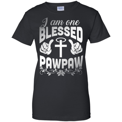 I Am One Blessed Pawpaw-T-Shirt & Hoodie-Women's T-Shirt-Black