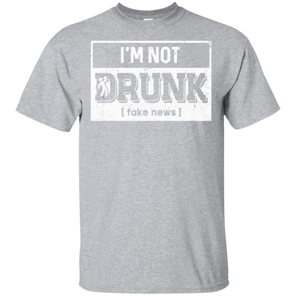 I'm Not Drunk Fake New St Patricks Day Drinking-T-Shirt & Hoodie-Classic T-Shirt-Sport Grey