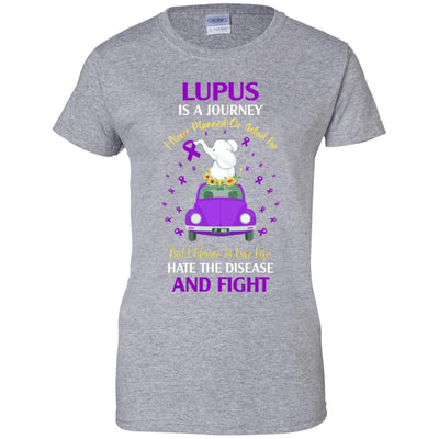 Lupus Awareness Is A Journey-T-Shirt & Hoodie-Women's T-Shirt-Sport Grey