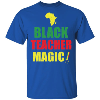 Black Educator Magic Black History Month Teacher Matter Gift-T-Shirt & Hoodie-Classic T-Shirt-Royal