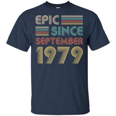 Epic Since September 1979 42th Birthday Gift 42 Yrs Old-T-Shirt & Hoodie-Classic T-Shirt-Navy