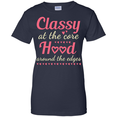 Classy At The Hood-T-Shirt & Hoodie-Women's T-Shirt-Navy
