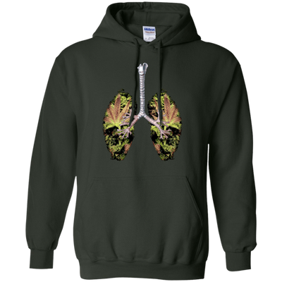 My Weed Lungs-T-Shirt & Hoodie-Pullover Hoodie-Forest Green