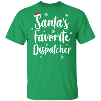 Santa's Favorite Dispatcher Perfect Christmas Gift-T-Shirt & Sweatshirt-Classic T-Shirt-Irish Green
