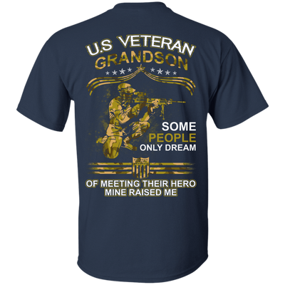 U.S. Veteran GrandSon Some People Only Dream Of Meeting-T-Shirt & Hoodie-Classic T-Shirt-Navy