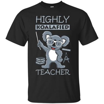 Highly Koalafied Teacher-T-Shirt & Hoodie-Classic T-Shirt-Black
