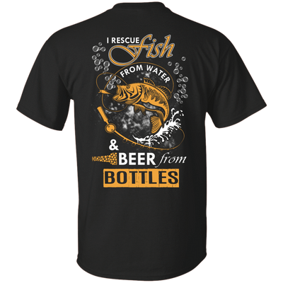 I Rescue Fish From Water Beer From Bottles-T-Shirt & Hoodie-Classic T-Shirt-Black