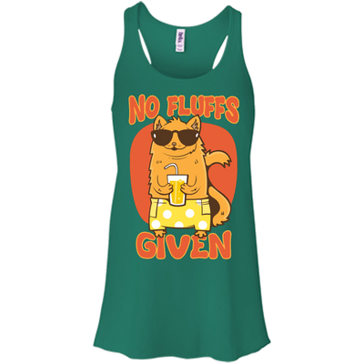 No Fluffs Given-T-Shirt & Hoodie-Women's Flowy Racerback Tank-Kelly