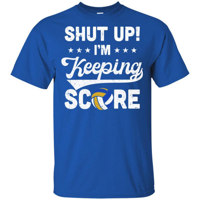 Shut Up I'm Keeping Score Funny Volleyball-T-Shirt & Hoodie-Classic T-Shirt-Royal