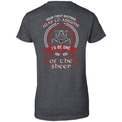 I'd Be One Of The Sheep Wolf Of Odin-T-Shirt & Hoodie-Women's T-Shirt-Dark Heather