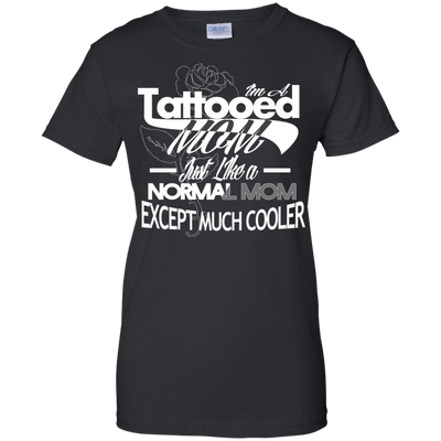 I'm a Tattooed Mom-T-Shirt & Hoodie-Women's T-Shirt-Black