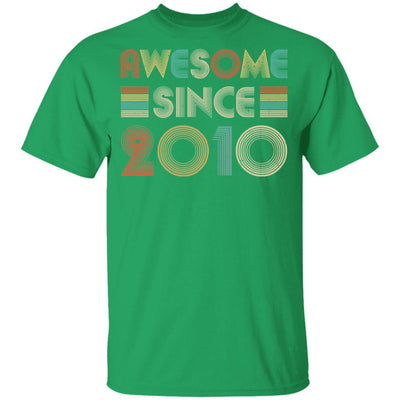 Awesome Since 2010 11th Birthday Gifts Youth-Youth Shirt-Youth T-Shirt-Irish Green