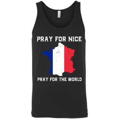 PRAY FOR NICE , PRAY FOR THE WORD-T-Shirt & Hoodie-Unisex Tank-Black