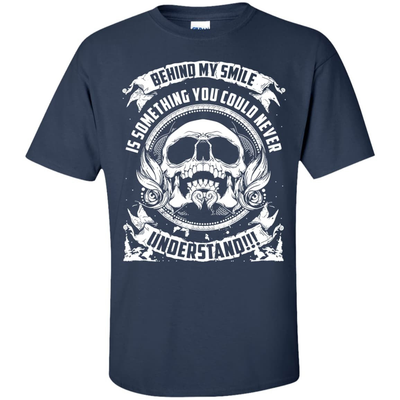 Behind My Smile Is Something You Could Never Understand SHIRT-T-Shirt & Hoodie-Classic T-Shirt-Navy