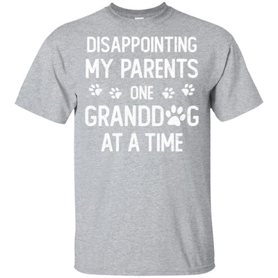 Disappointing My Parents One Granddog At A Time-T-Shirt & Hoodie-Classic T-Shirt-Sport Grey