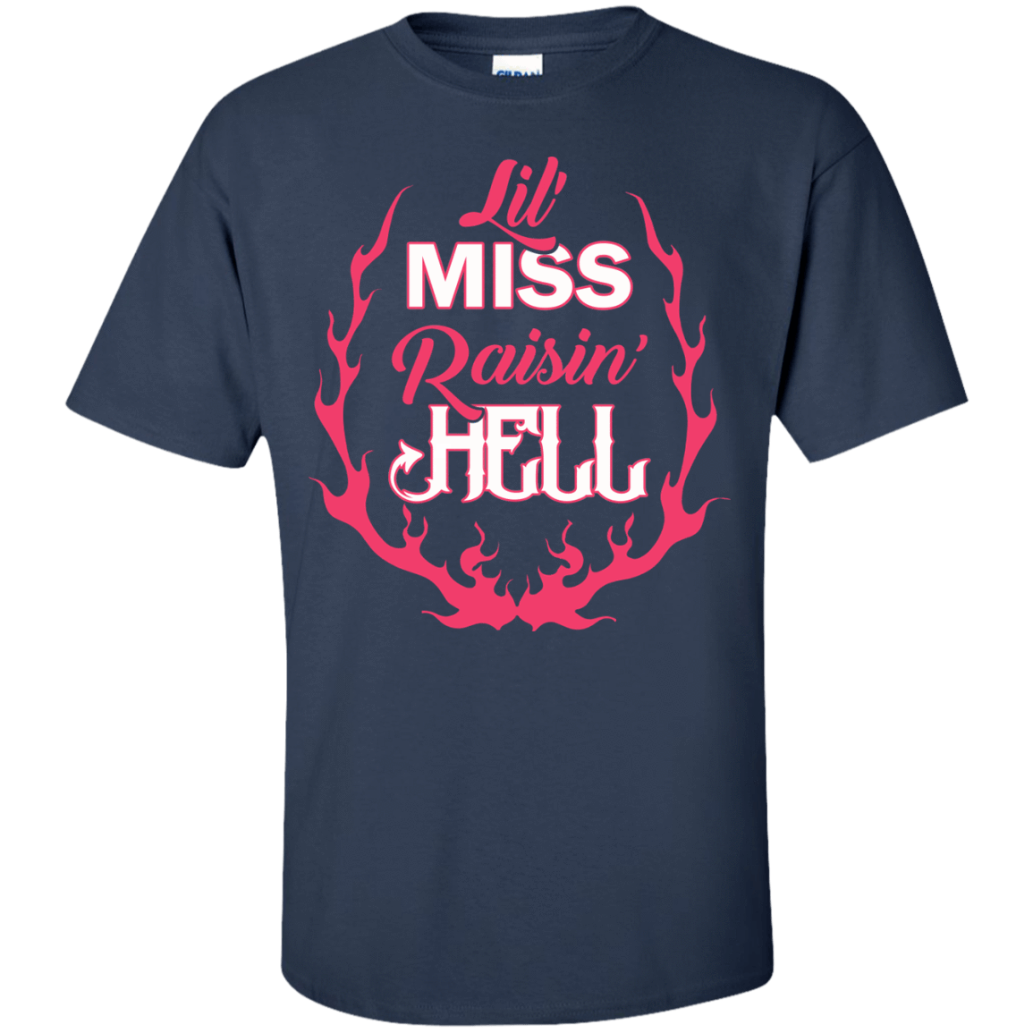 Lil' Miss Raisin Hell-T-Shirt & Hoodie-Classic T-Shirt-Navy