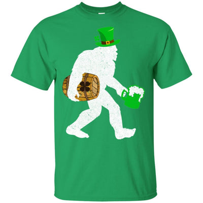 Shamrock Irish Drunk Bigfoot St Patrick's Day-T-Shirt & Hoodie-Classic T-Shirt-Irish Green
