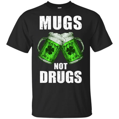 Vintage Mugs Not Drugs St Patrick Day Gift-T-Shirt & Hoodie-Classic T-Shirt-Black