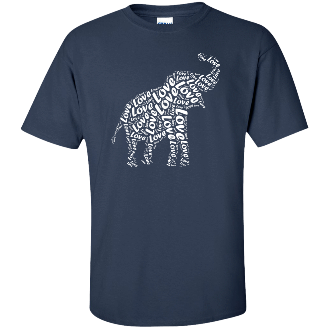 I Love Elephant-T-Shirt & Hoodie-Classic T-Shirt-Navy