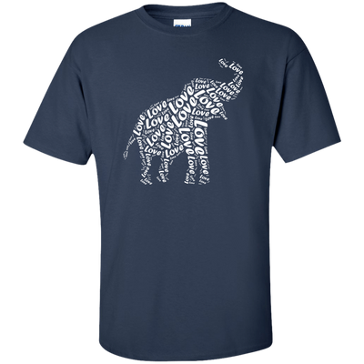 I Love Elephant-T-Shirt & Hoodie-Classic T-Shirt-Navy