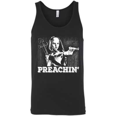 Preachin'-T-Shirt & Hoodie-Unisex Tank-Black