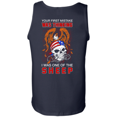 Your First Mistake Was Thinking I Was One Of The Sheep-T-Shirt & Hoodie-Unisex Tank-Navy