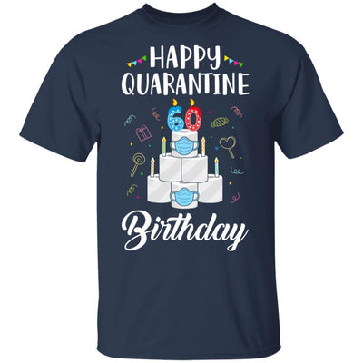 60th Birthday Gift Idea 1961 Happy Quarantine Birthday-T-Shirt & Tank Top-Classic T-Shirt-Navy