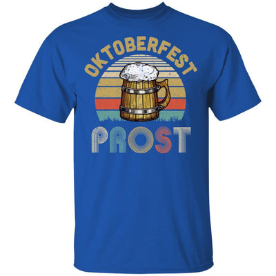 Vintage Oktoberfest Prost Drinking Beer-T-Shirt & Hoodie-Classic T-Shirt-Royal
