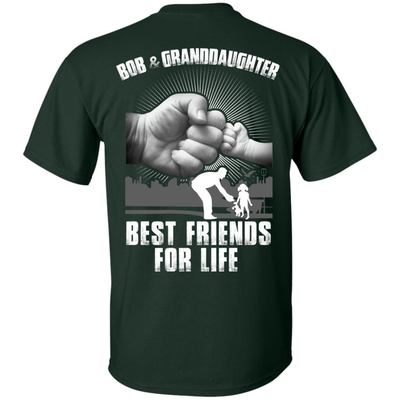 Bob And Granddaughter Best Friends For Life-T-Shirt & Hoodie-Classic T-Shirt-Forest Green