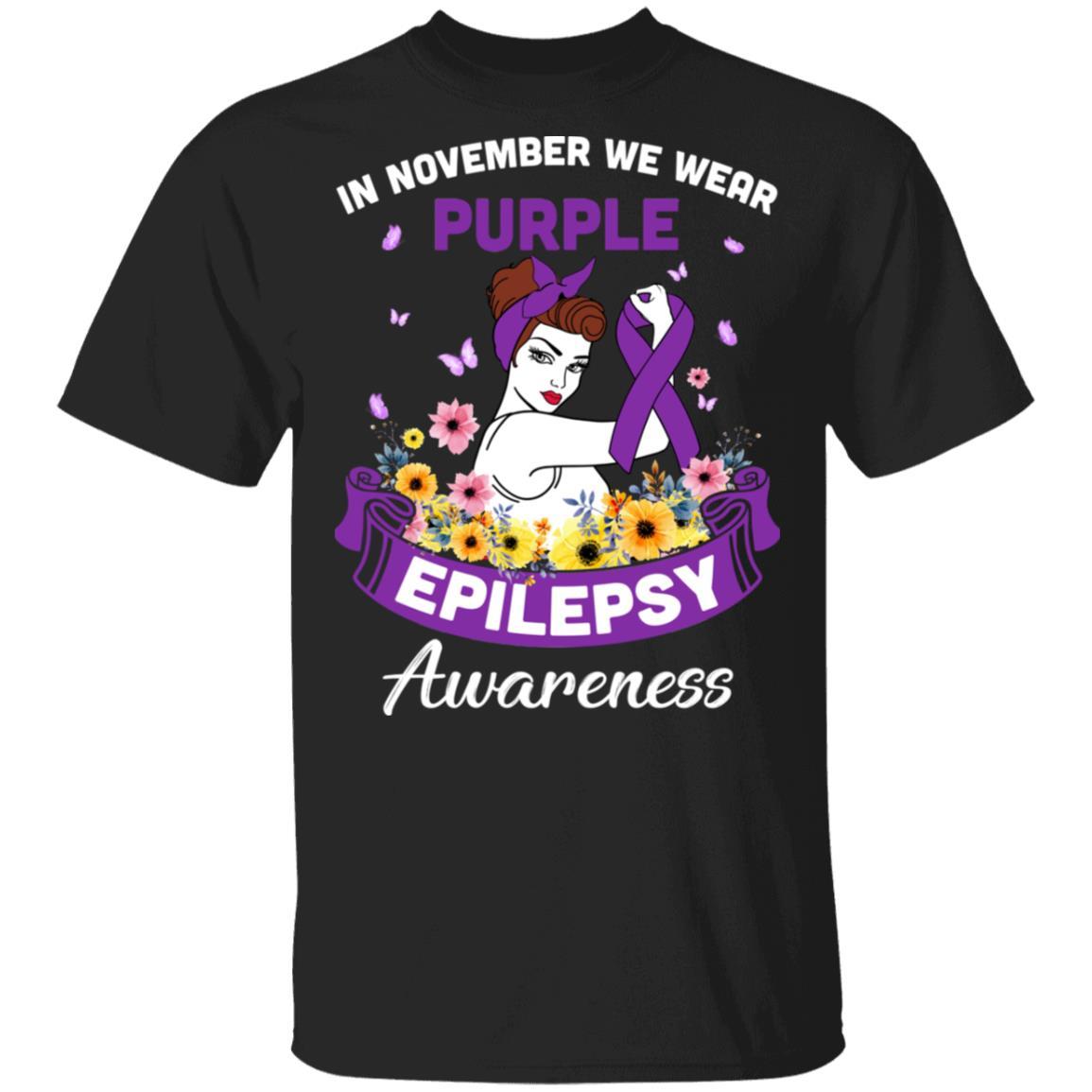 In November We Wear Purple Epilepsy Awareness Support Gifts