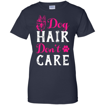 Dog Hair Don't Care-T-Shirt & Hoodie-Women's T-Shirt-Navy