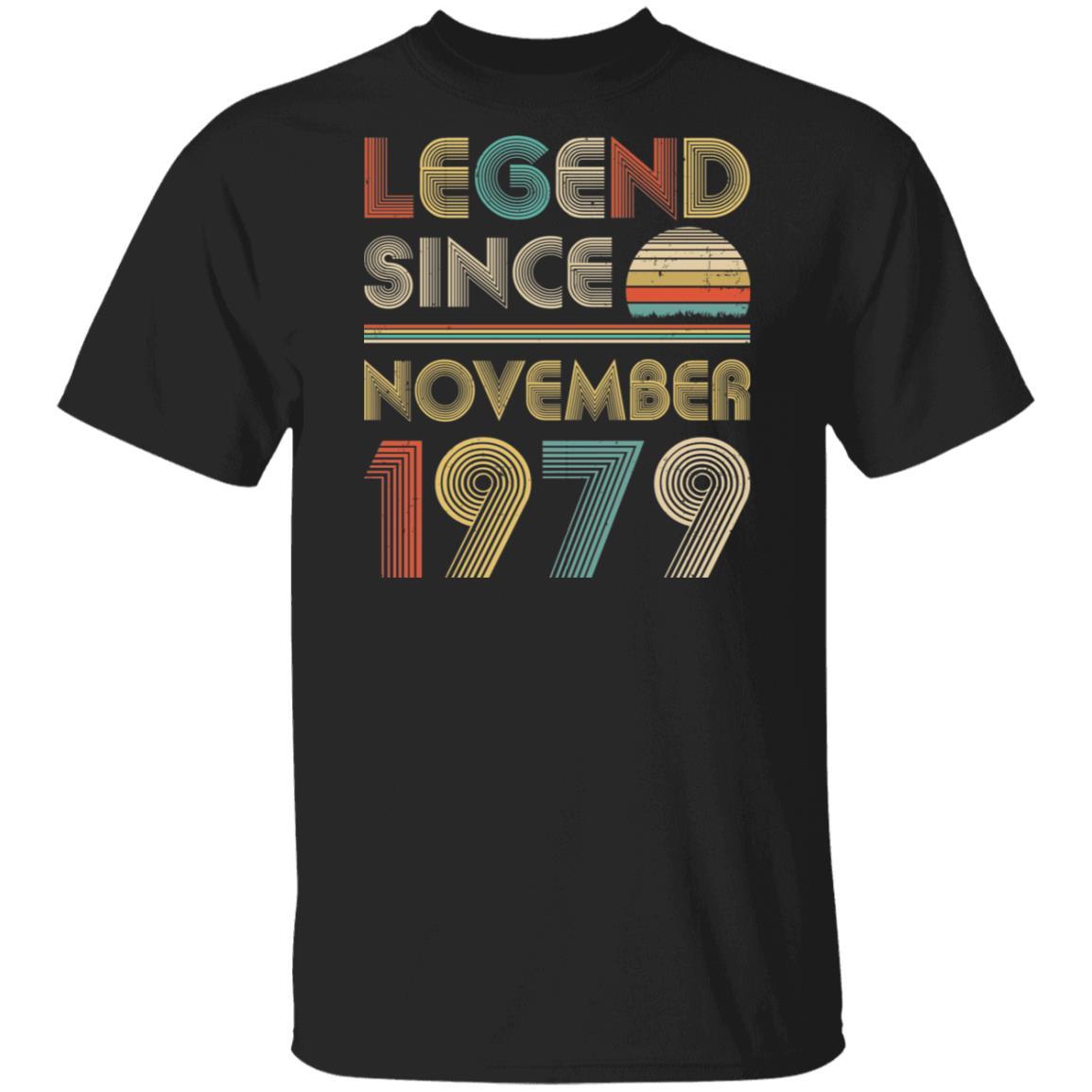 Legend Since November 1979 Vintage 43th Birthday Gifts