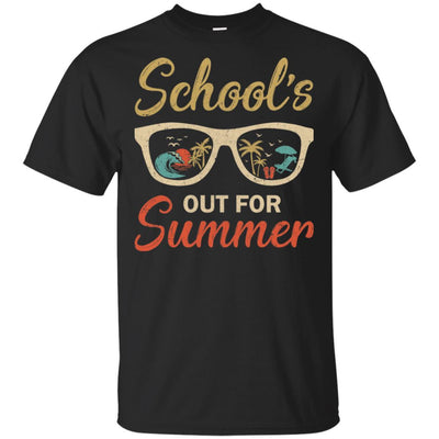 Retro Vintage School's Out For Summer Back To School-T-Shirt & Hoodie-Classic T-Shirt-Black