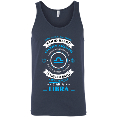 I'm A Libra-T-Shirt & Hoodie-Unisex Tank-Navy