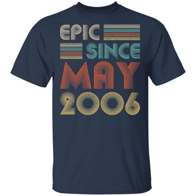 Epic Since May 2006 Vintage 15th Birthday Gifts-T-Shirt & Hoodie-Classic T-Shirt-Navy