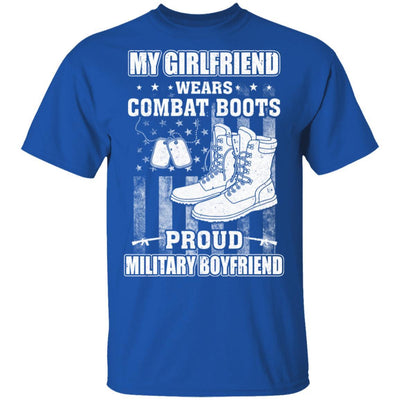 My Girlfriend Wears Combat Boots Proud Military Boyfriend-T-Shirt & Hoodie-Classic T-Shirt-Royal