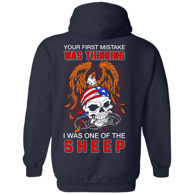 Your First Mistake Was Thinking I Was One Of The Sheep-T-Shirt & Hoodie-Pullover Hoodie-Navy