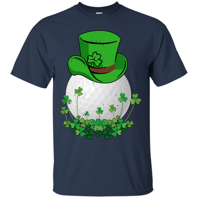 Shamrock Golf Leprechaun St Patricks Day-T-Shirt & Hoodie-Classic T-Shirt-Navy