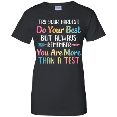 Test Day For Students Do Your Best-T-Shirt & Hoodie-Women's T-Shirt-Black