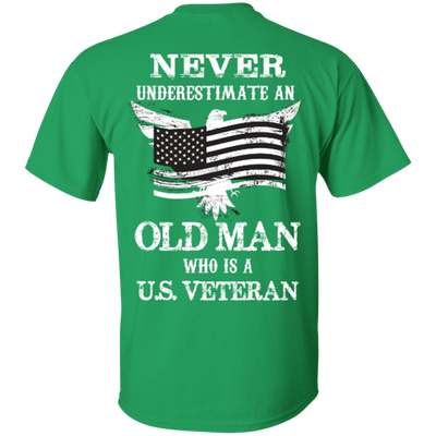 Never Undetimate US veteran-T-Shirt & Hoodie-Classic T-Shirt-Irish Green